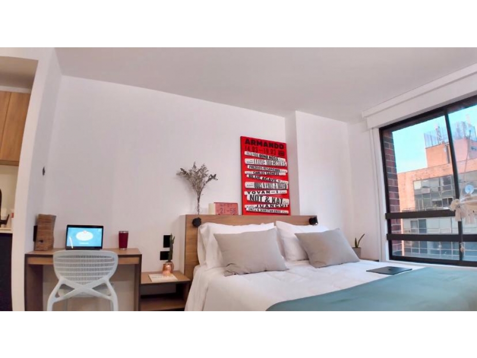 EL NOGAL ARRIENDO APARTAMENTO AMOBLADO 32 m2 — foto 2
