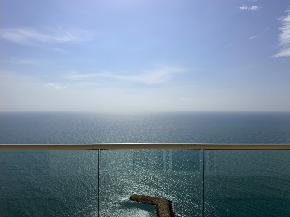 Cartagena Bocagrande, 69.3m, 1 hab, 1 baño, $1.250 Mlls