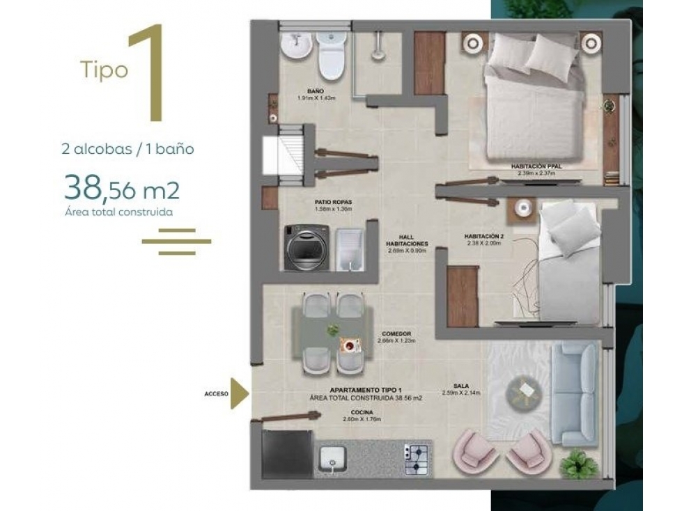 Apartamento en venta - Vélez - Manizales — foto 4