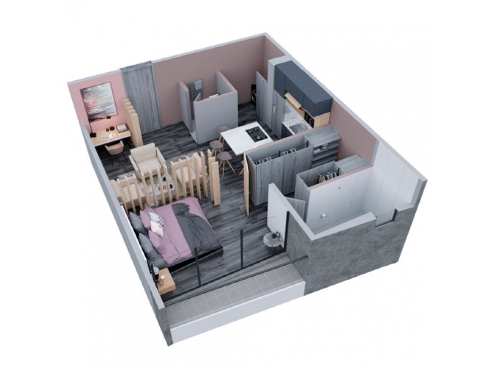 apartaestudio en venta como inversión o para vivir nuevo — foto 2