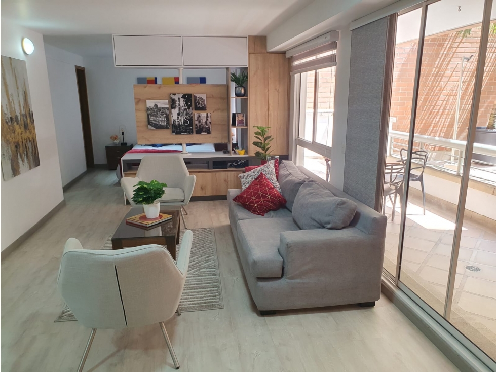 Amoblado Hermoso ApartaEstudio la Frontera Poblado - Medellín — foto 2