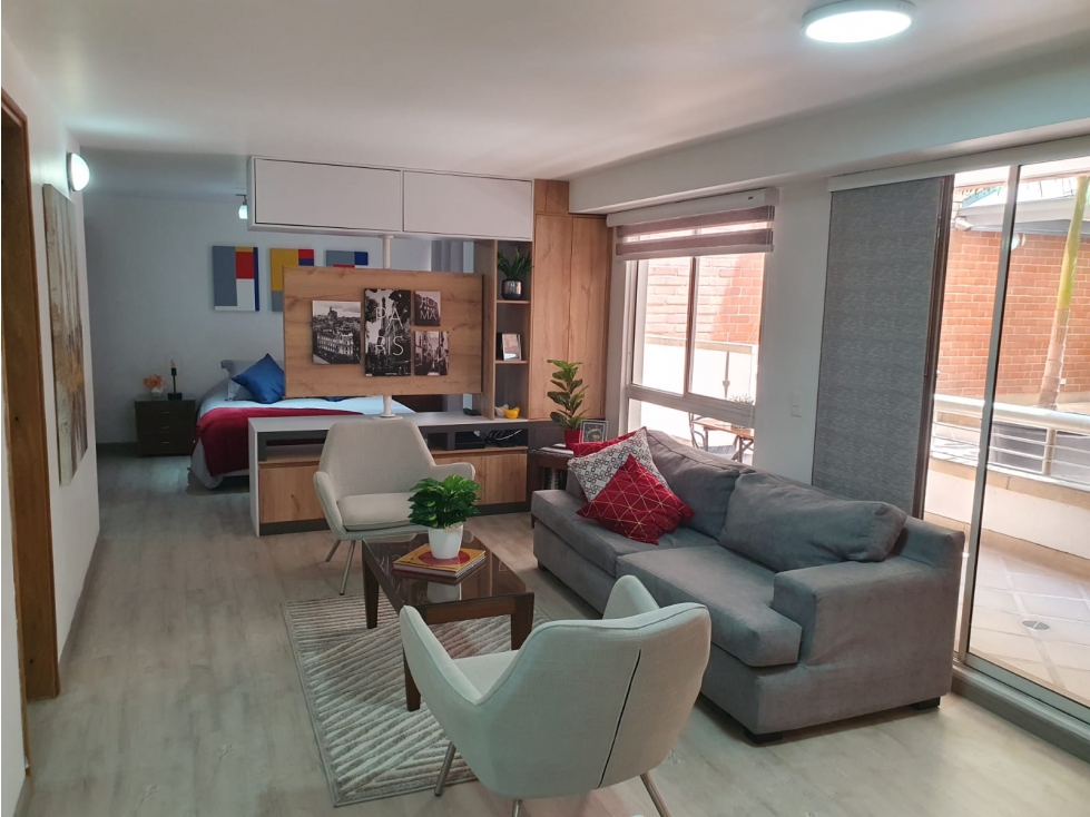 Amoblado Hermoso ApartaEstudio la Frontera Poblado - Medellín — foto 3