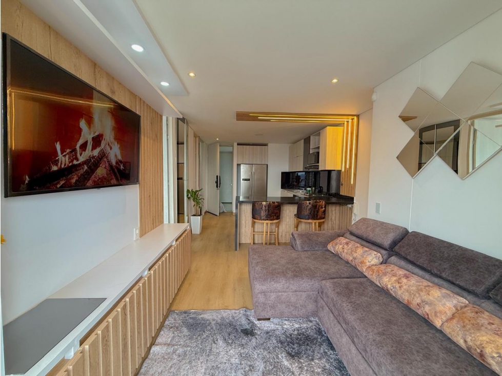 Amoblado ESPECTACULAR Apartamento Cerca al Tesoro Poblado — foto 4