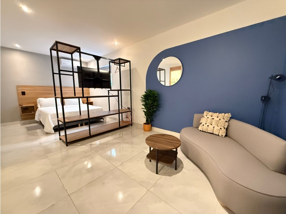 Amoblado HERMOSO Aparta estudio tipo loft Laureles — foto 2