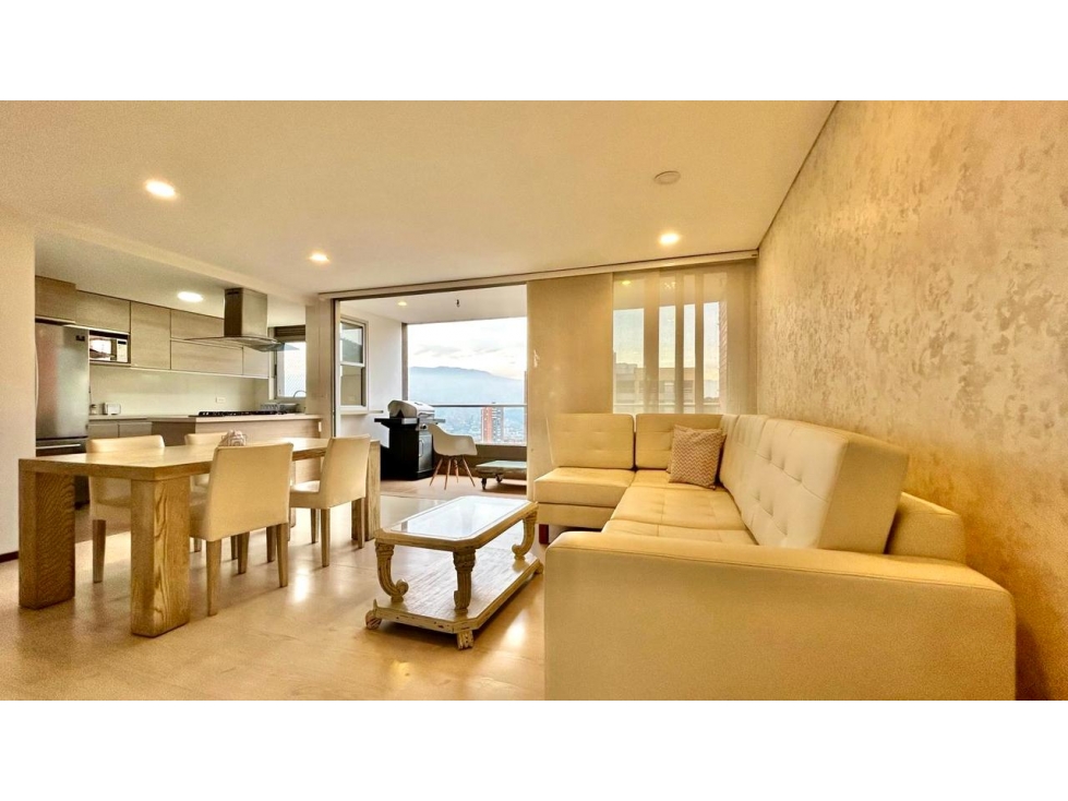 Amoblado HERMOSO Apartamento Castropol piso 29