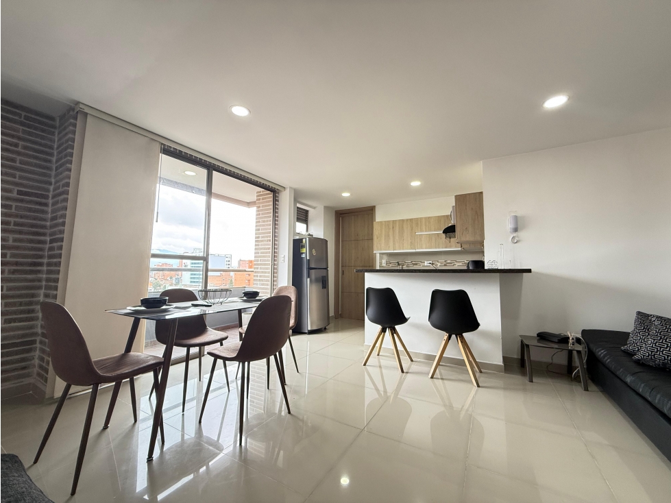 Amoblado HERMOSO Estudio Laureles Nogal — foto 3