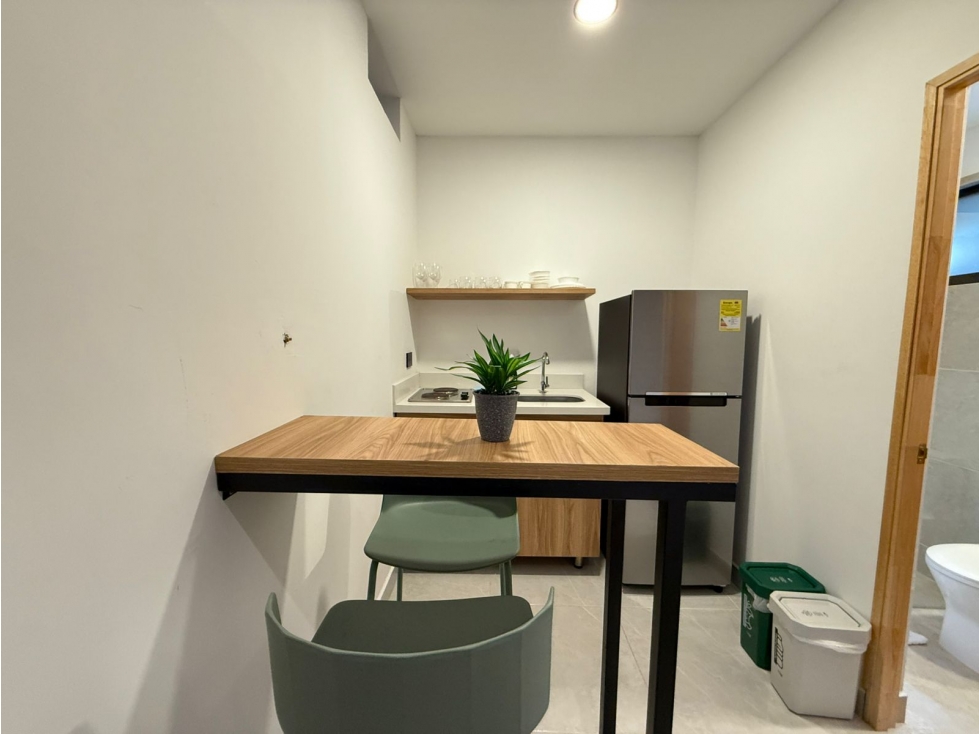 Amoblado HERMOSO Estudio tipo loft Laureles — foto 4