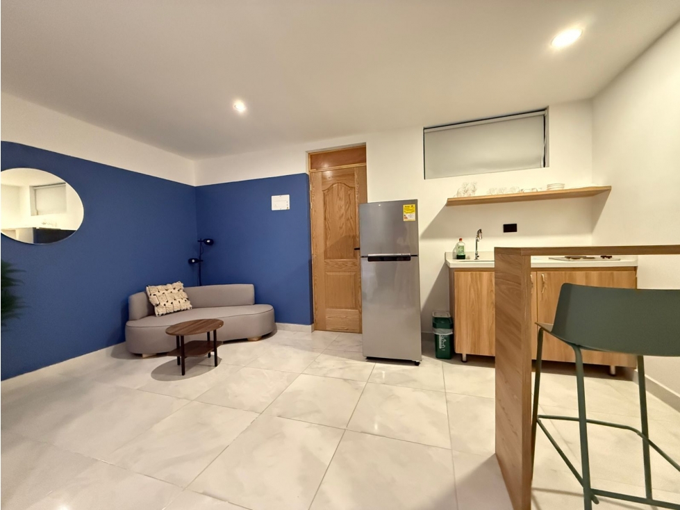 Amoblado HERMOSO Aparta estudio tipo loft Laureles