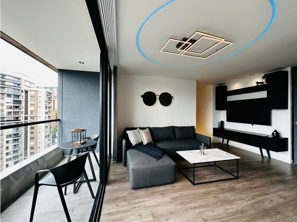 Amoblado Hermoso Apartamento de Lujo Poblado - Medellín
