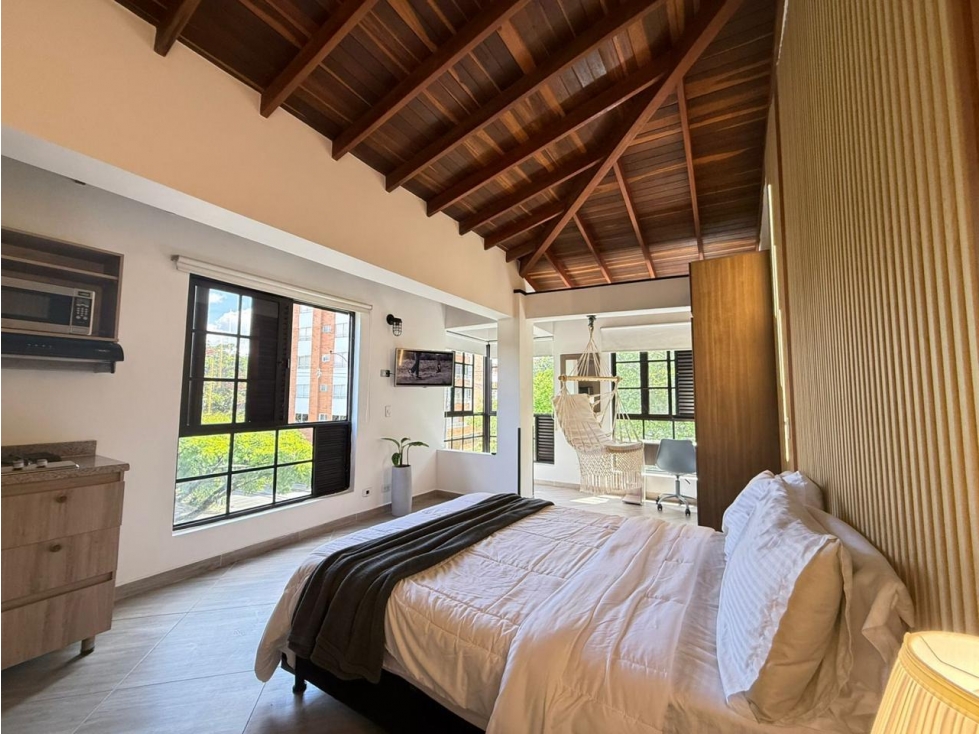 Amoblado HERMOSO Estudio tipo loft Laureles Estadio. — foto 3