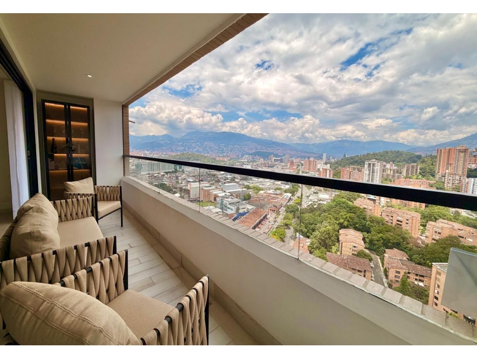 Amoblado Exclusivo Apartamento piso 23 Poblado — foto 3