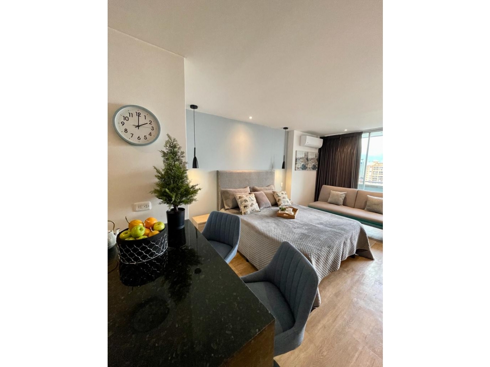 Amoblado Hermoso apartamento piso 19 poblado - Medellín. — foto 4