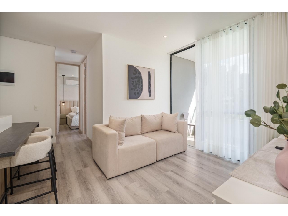 Amoblado HERMOSO Apartamento cerca al Tesoro piso alto — foto 3