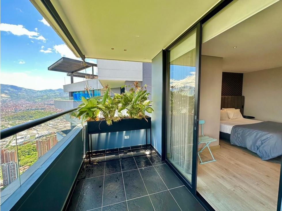 Amoblado Espectacular Apartamento Palmas piso 31-Medellin — foto 5