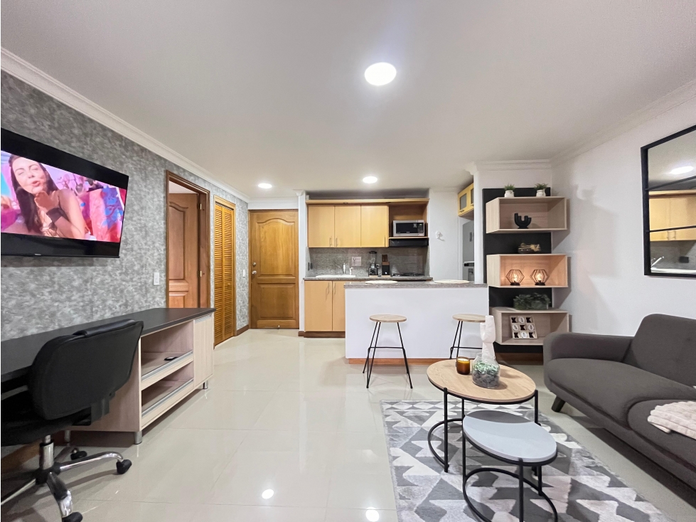 Amoblado Espectacular Apartaestudio Laureles - Medellín. — foto 3