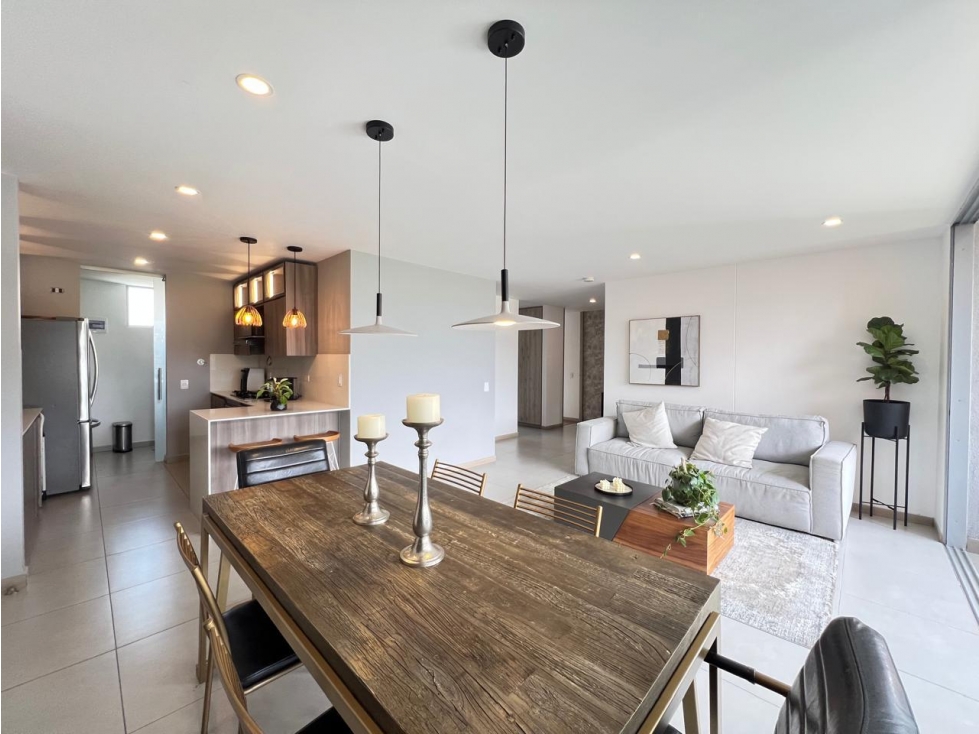 Amoblado HERMOSO Apartamento Loma de los González. — foto 3