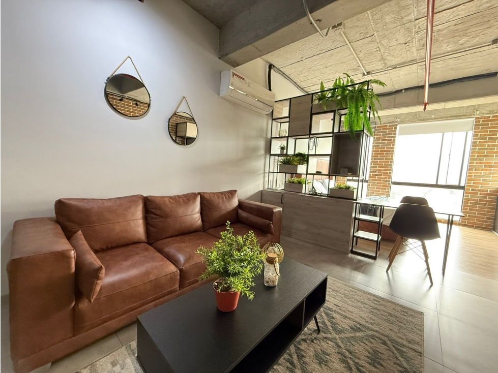 Amoblado HERMOSO Aparta estudio tipo loft Laureles — foto 4