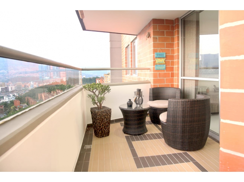 Amoblado increíble piso 22 poblado - Medellín — foto 4