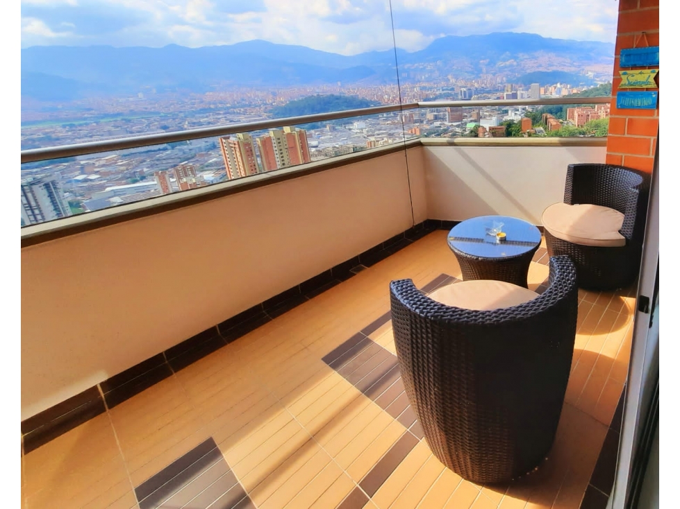 Amoblado increíble piso 22 poblado - Medellín — foto 3