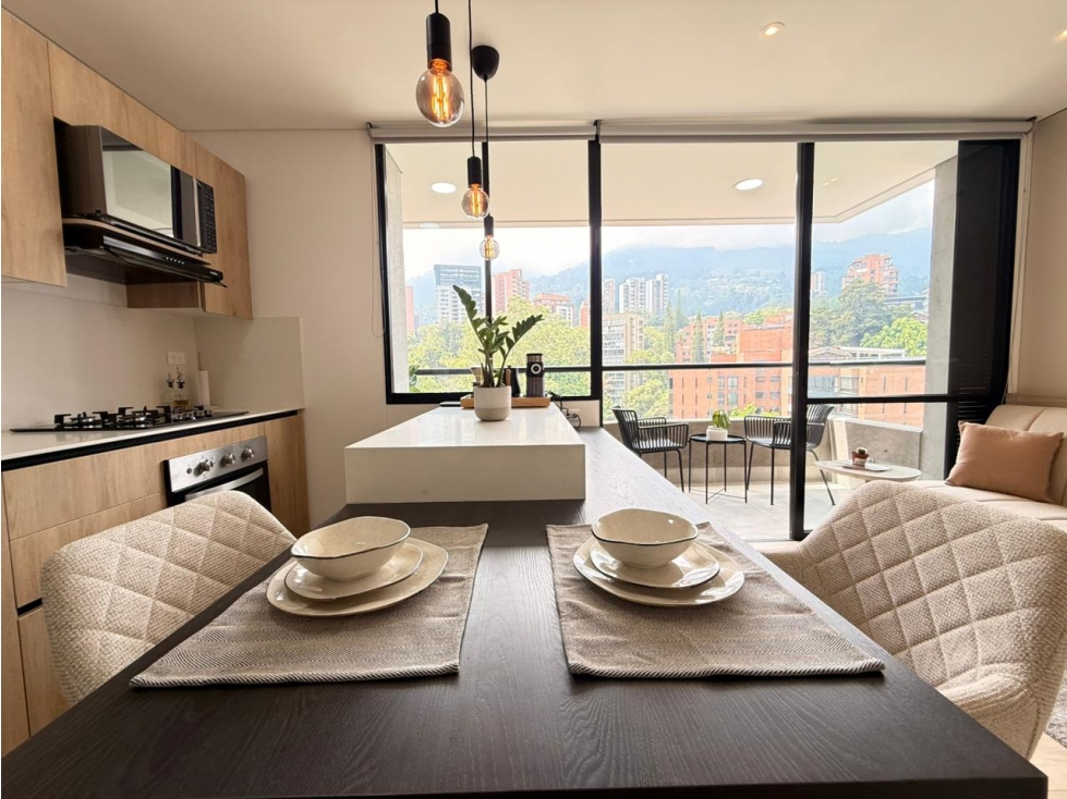 Amoblado HERMOSO Apartamento Poblado sector Tesoro