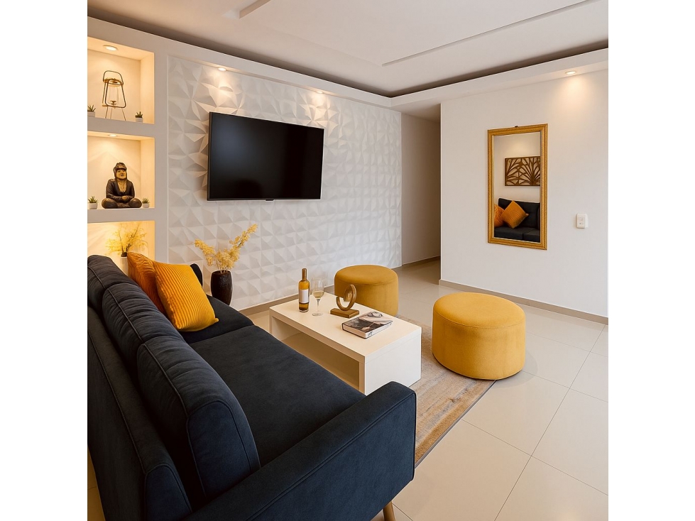 Amoblado Hermoso Apartamento CC Arkadia - Medellín. — foto 3