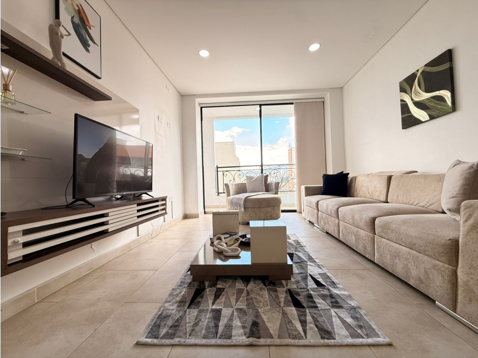 Amoblado Apartamento Laureles con Jacuzzi y Aire
