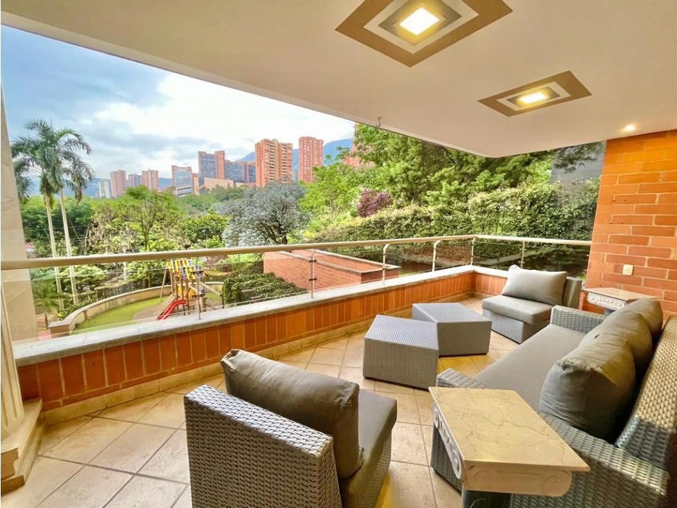 Amoblado Espectacular Apartamento Loma los Gonzalez - Poblado