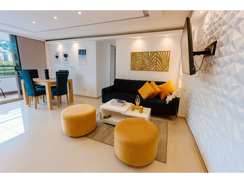 Amoblado Hermoso Apartamento CC Arkadia - Medellín.