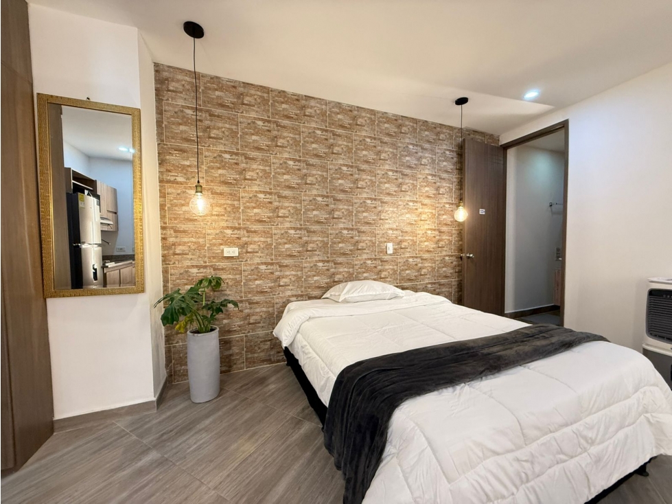 Amoblado ESPECTACULAR Apartaestudio tipo loft Laureles Estadio — foto 3
