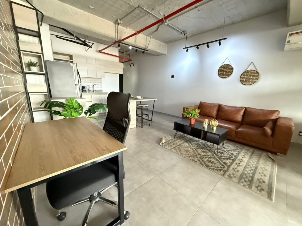 Amoblado HERMOSO Aparta estudio tipo loft Laureles — foto 6