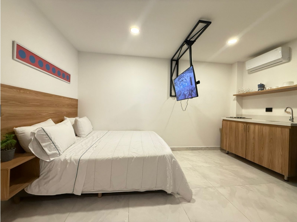Amoblado HERMOSO estudio tipo loft Laureles — foto 6