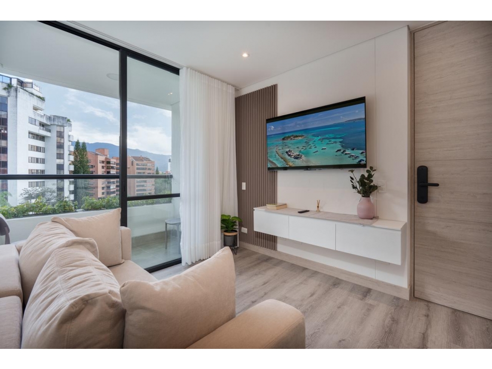 Amoblado HERMOSO Apartamento cerca al Tesoro piso alto — foto 2