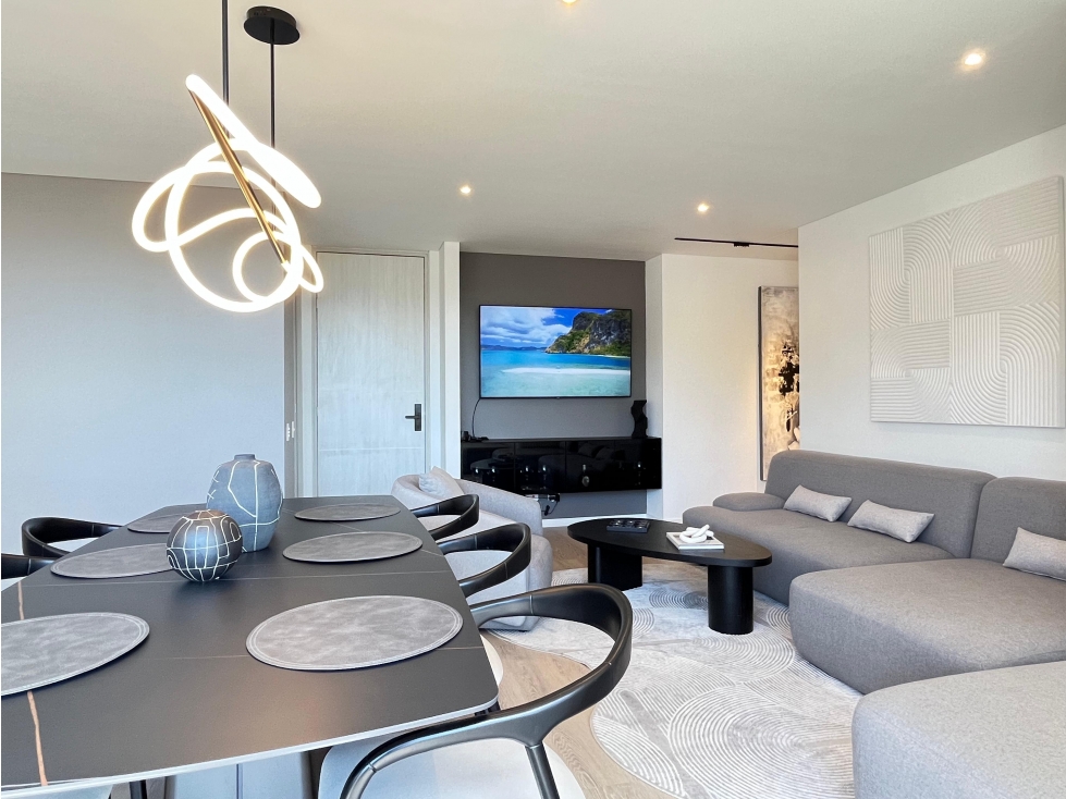 Amoblado Espectacular Apartamento de lujo Poblado - Medellín. — foto 4