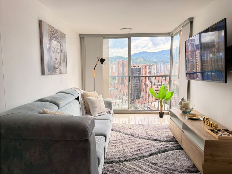 Amoblado HERMOSO Apartamento Piso 22 Sabaneta - Medellín