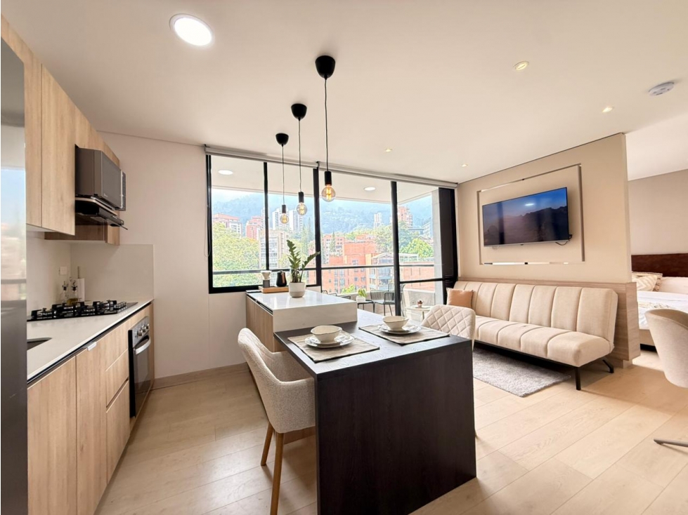 Amoblado HERMOSO Apartamento Poblado sector Tesoro — foto 2