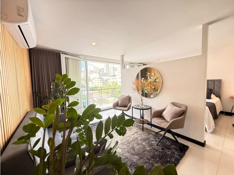 Amoblado HERMOSO Apartamento a 2 cuadras del parque Poblado