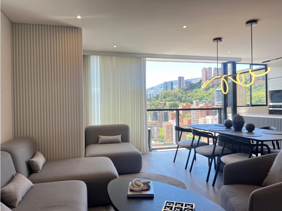 Amoblado Espectacular Apartamento de lujo Poblado - Medellín.