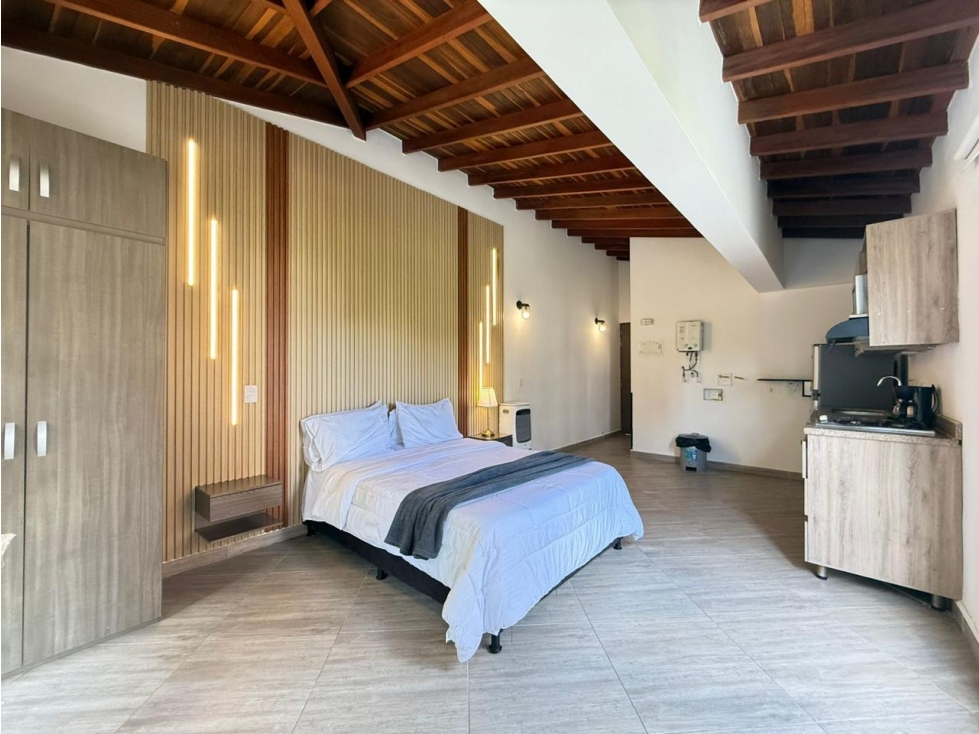 Amoblado HERMOSO Estudio tipo loft Laureles Estadio. — foto 5