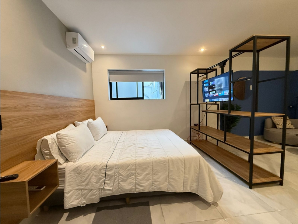 Amoblado HERMOSO Aparta estudio tipo loft Laureles — foto 4