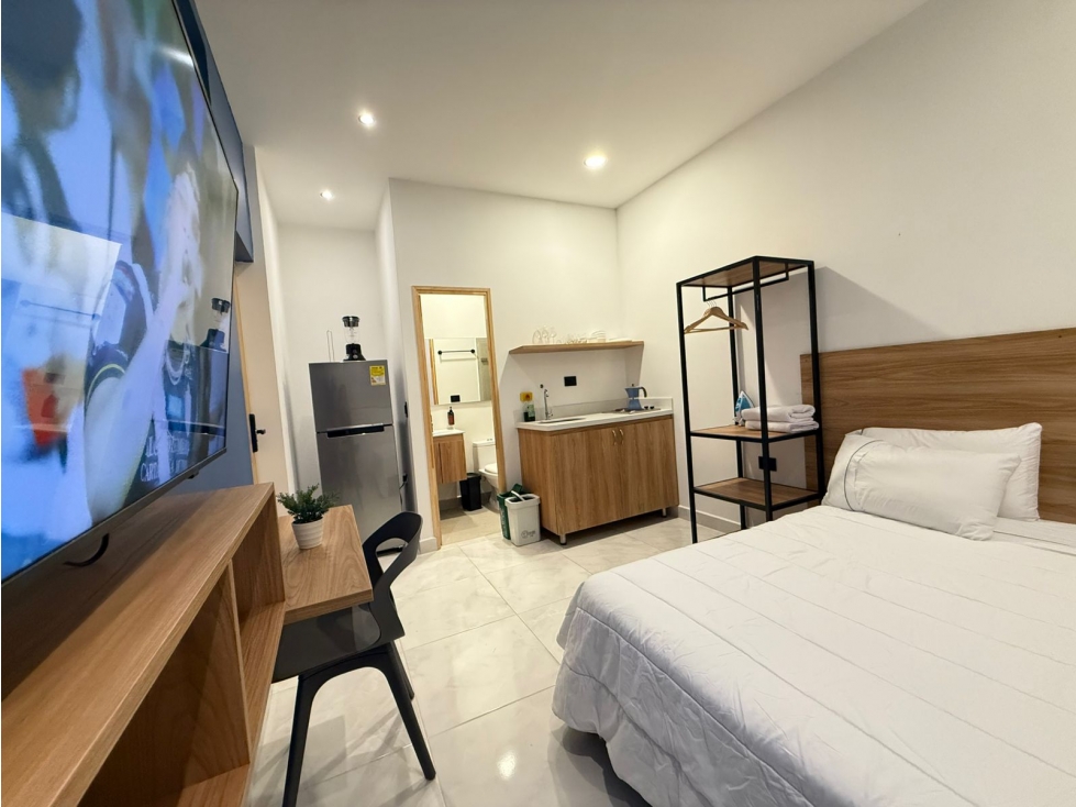 Amoblado HERMOSO estudio tipo loft Laureles