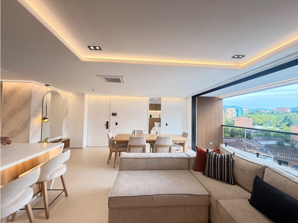 Amoblado HERMOSO Apartamento Nuevo Laureles — foto 2