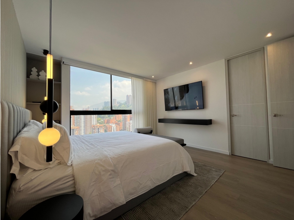 Amoblado Espectacular Apartamento de lujo Poblado - Medellín. — foto 6