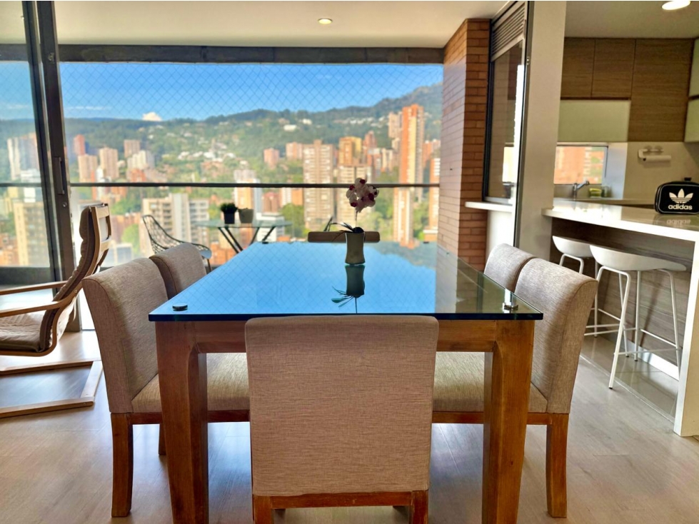 Amoblado HERMOSO Apartamento piso 31 Provenza - Poblado — foto 6