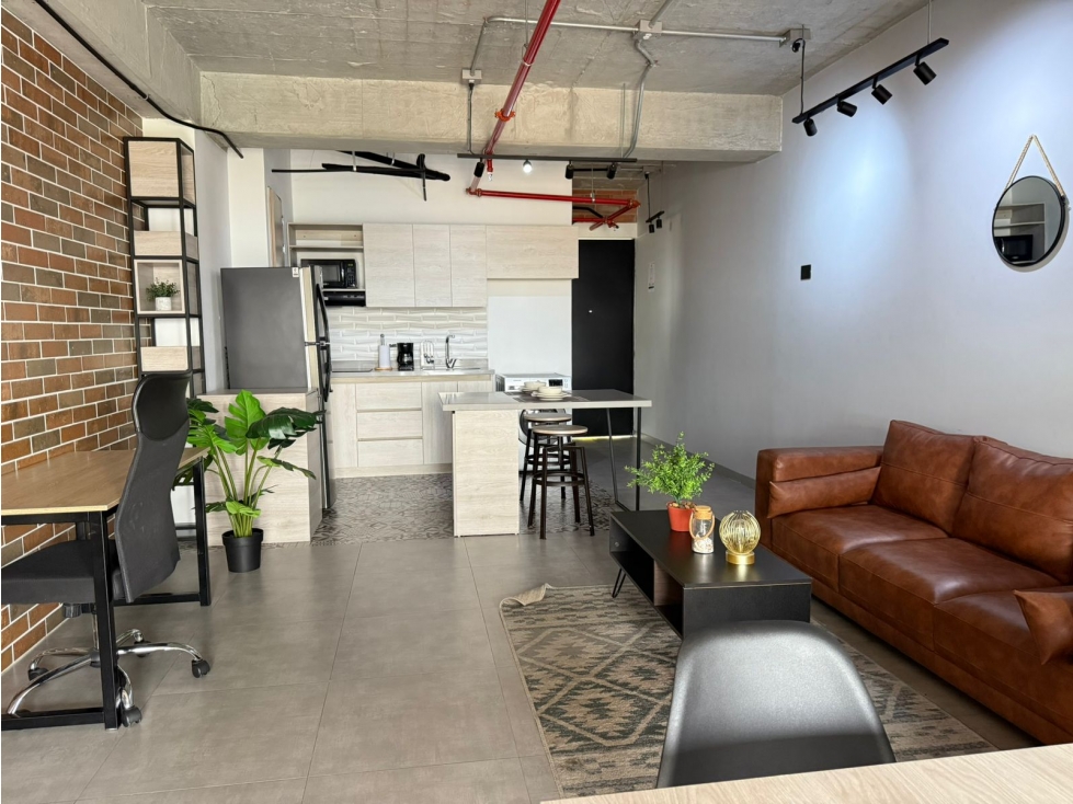 Amoblado HERMOSO Aparta estudio tipo loft Laureles