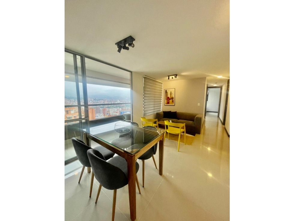Amoblado ESPECTACULAR apartamento loma de los Bernal - Medellín — foto 4