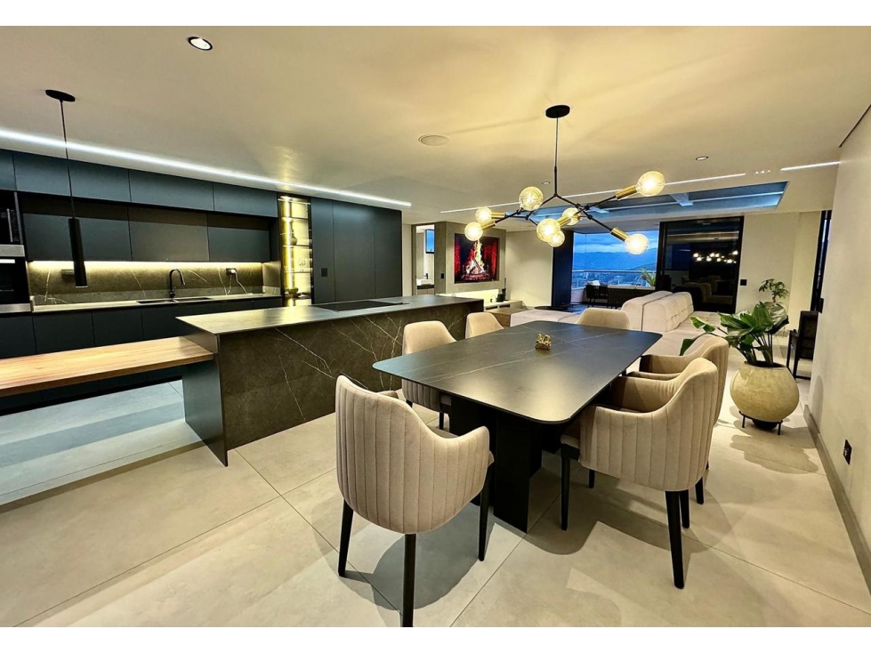 Amoblado HERMOSO Apartamento de lujo la Calera Poblado