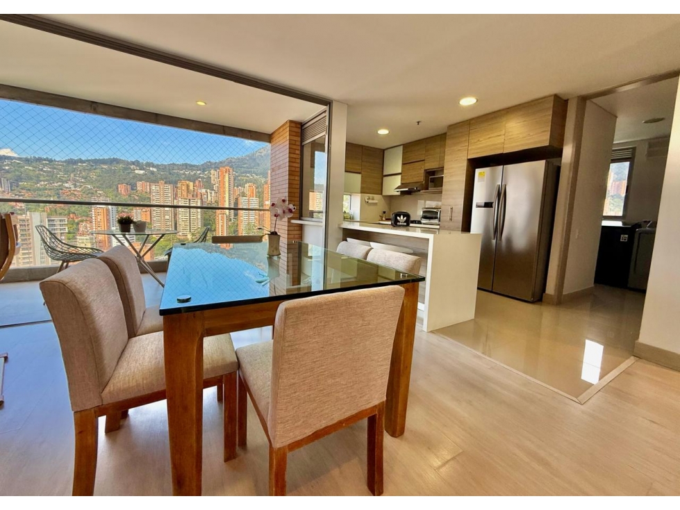Amoblado HERMOSO Apartamento piso 31 Provenza - Poblado — foto 4