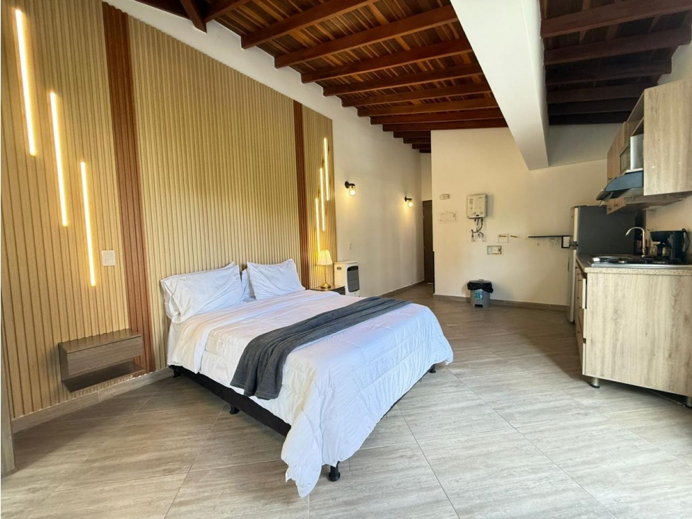 Amoblado HERMOSO Estudio tipo loft Laureles Estadio. — foto 4