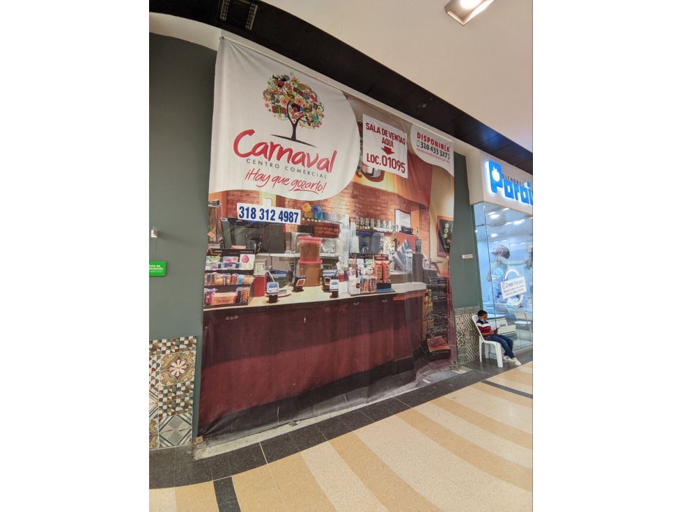 VENDO O ARRIENDO LOCAL EN CENTRO COMERCIAL CARNAVAL - 2