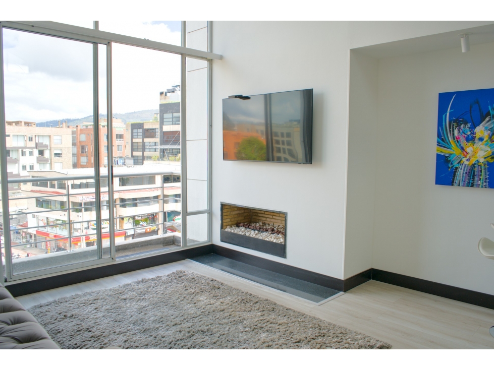 Apartamento duplex remodelado para la venta en San Patricio, Bogotá — foto 5